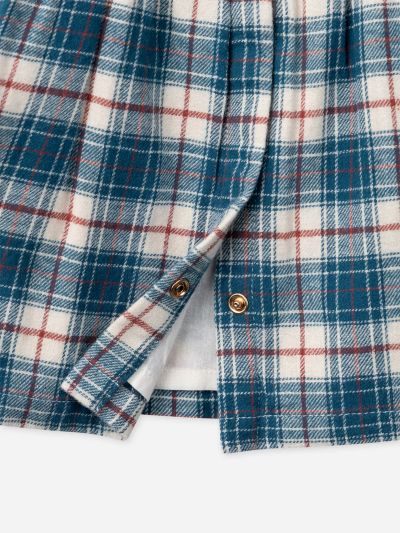 Карирана рокля за бебе момиче