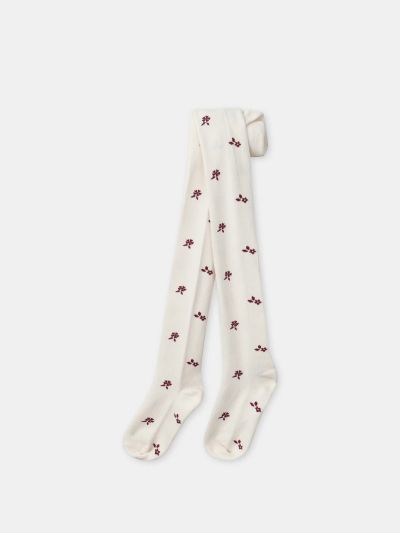 Комплект от 2 чифта чорапогащи с цветни мотиви за момичета