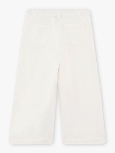 Панталони клош в цвят екрю  CILOUETTE