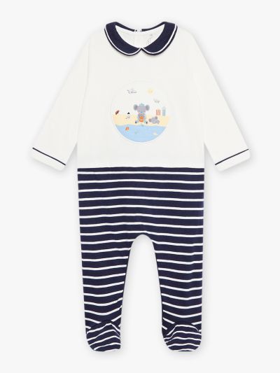 Памучен двуцветен ромпър Коала CEFINN 