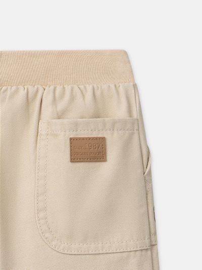 БЕЖОВ ПАНТАЛОН ЗА БЕБЕ МОМЧЕТА