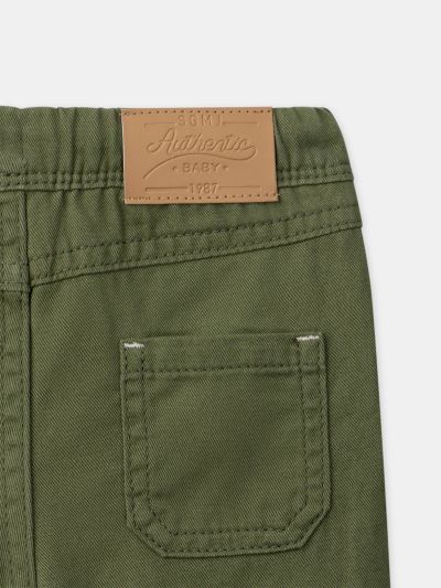 РЕГУЛИРУЕМ ПАНТАЛОН В ЦВЯТ КАКИ ЗА БЕБЕ МОМЧЕТА