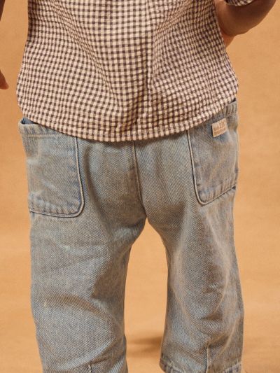 Дънков панталон за бебе момче