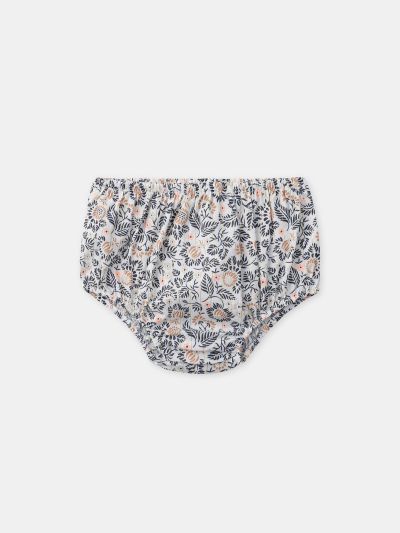 Рокля + гащички с флорален принт за бебе момиче