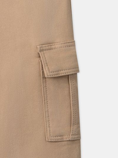 Бежов карго панталон за момче