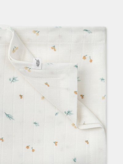 КОМПЛЕКТ ОТ 2 БЕБЕШКИ ПЕЛЕНИ С ПРИНТ ОХЛЮВИ ИЛИ ЛИСТА