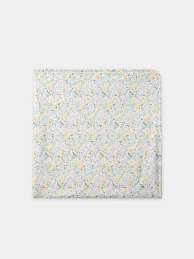 ОДЕЯЛО С ФЛОРАЛЕН ПРИНТ ЗА НОВОРОДЕНО МОМИЧЕ