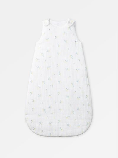 СПАЛЕН ЧУВАЛ С ПРИНТ ЛИСТА ЗА НОВОРОДЕНО МОМИЧЕ