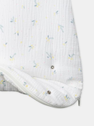 СПАЛЕН ЧУВАЛ С ПРИНТ ЛИСТА ЗА НОВОРОДЕНО МОМИЧЕ