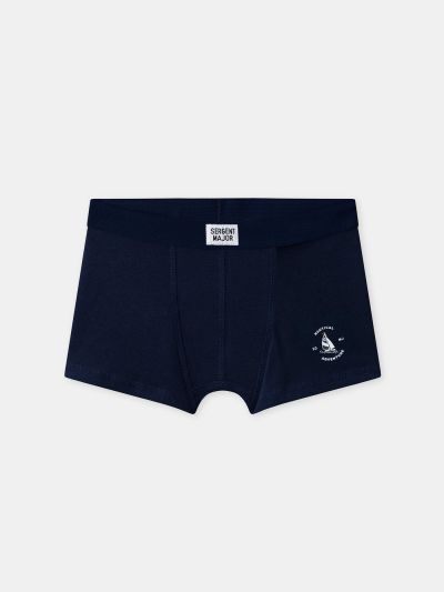 КОМПЛЕКТ ОТ 3 БРОЯ ДЕТСКИ БОКСЕРИ В ТЪМНОСИН ЦВЯТ ЗА МОМЧЕ