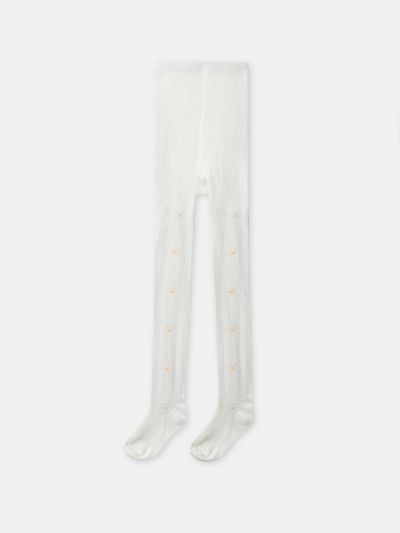 КОМПЛЕКТ ОТ 2 ЧОРАПОГАЩНИКА В ЕКРЮ ИЛИ ТЪМНОКАФЯВО ЗА МОМИЧЕ