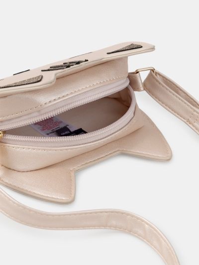 РОЗОВА ЧАНТА С ФОРМА НА КОТЕ С ПРЕЗРАМКА ЗА МОМИЧЕ