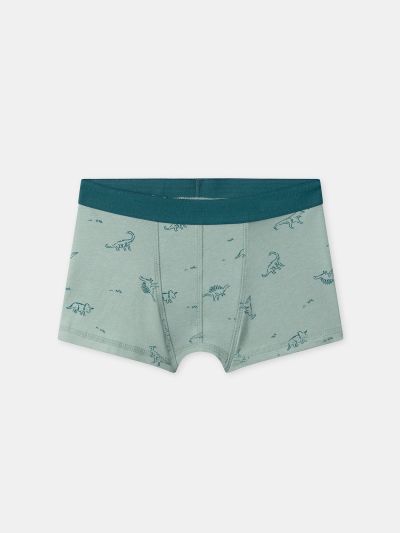 КОМПЛЕКТ ОТ 5 БРОЯ ДЕТСКИ БОКСЕРИ С МОТИВ ДИНОЗАВРИ ЗА МОМЧЕ